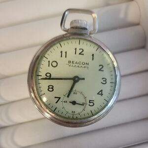 Beacon Victory Silver Pocket Watch
